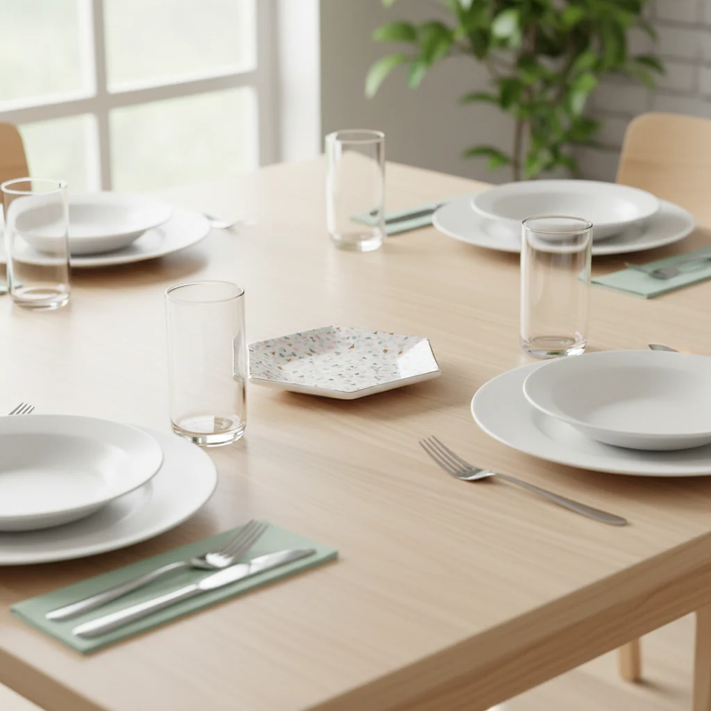 Yuki Terrazzo Pattern Side Plate - Image 4