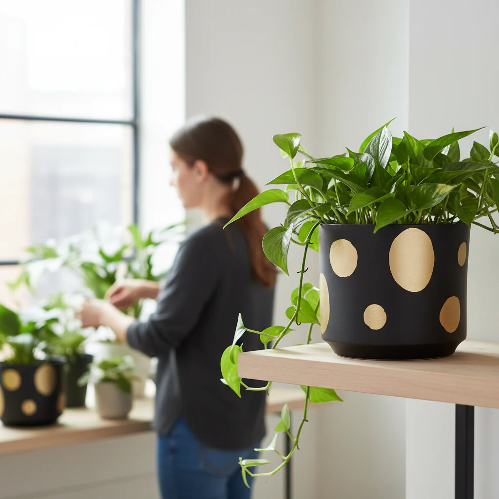 Yuri Large Ceramic Planter - Image 2