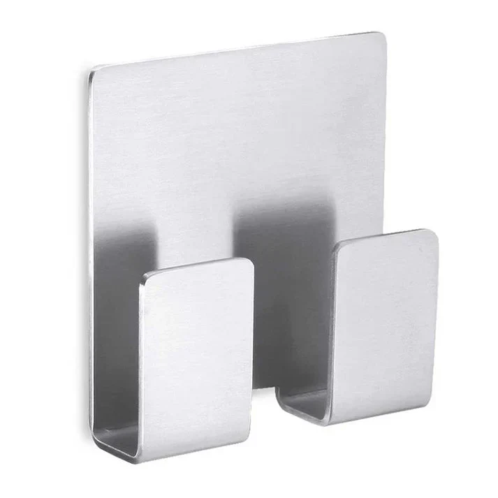 Appeso Self-Adhesive Towel Hook - Brushed Stainless Steel No-Drill - Image 2