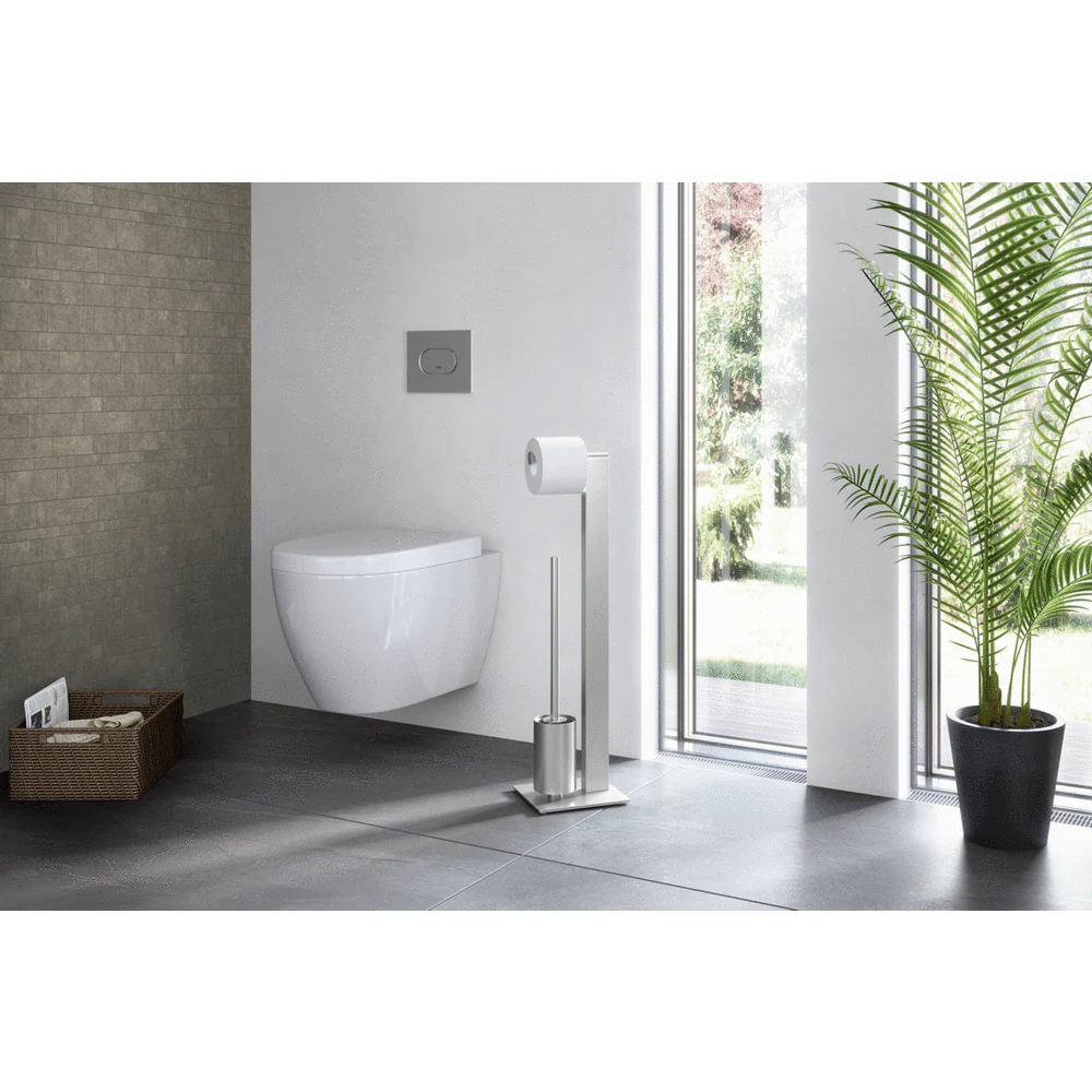 Atore Brushed Stainless Steel Toilet Butler 40417 - Image 3