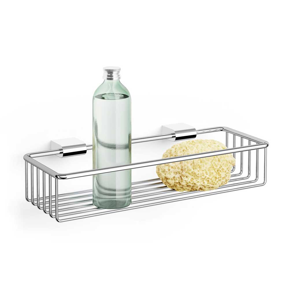 Atore Polished Stainless Steel 36.8 cm Wall Shower Basket 40464
