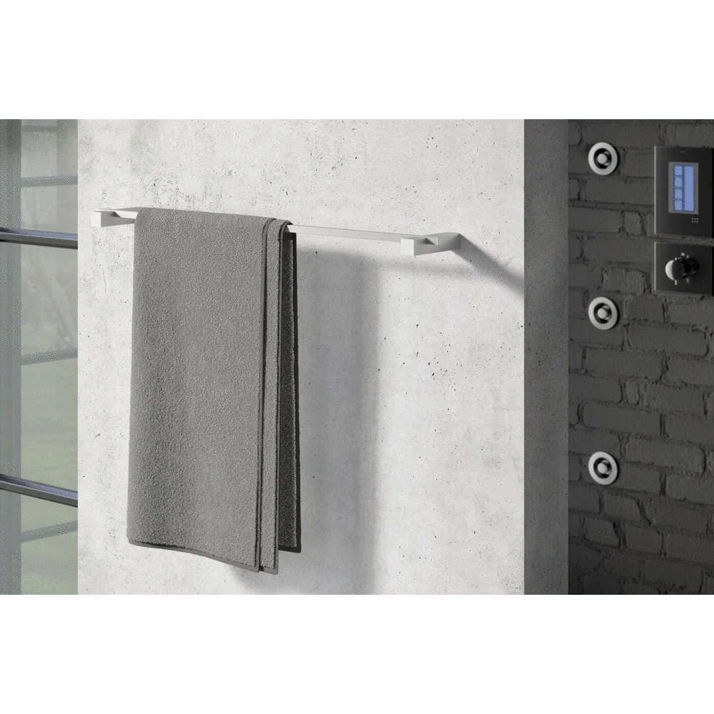 Carvo Brushed Stainless Steel 65.8 cm Towel Rail 40482 - Image 3