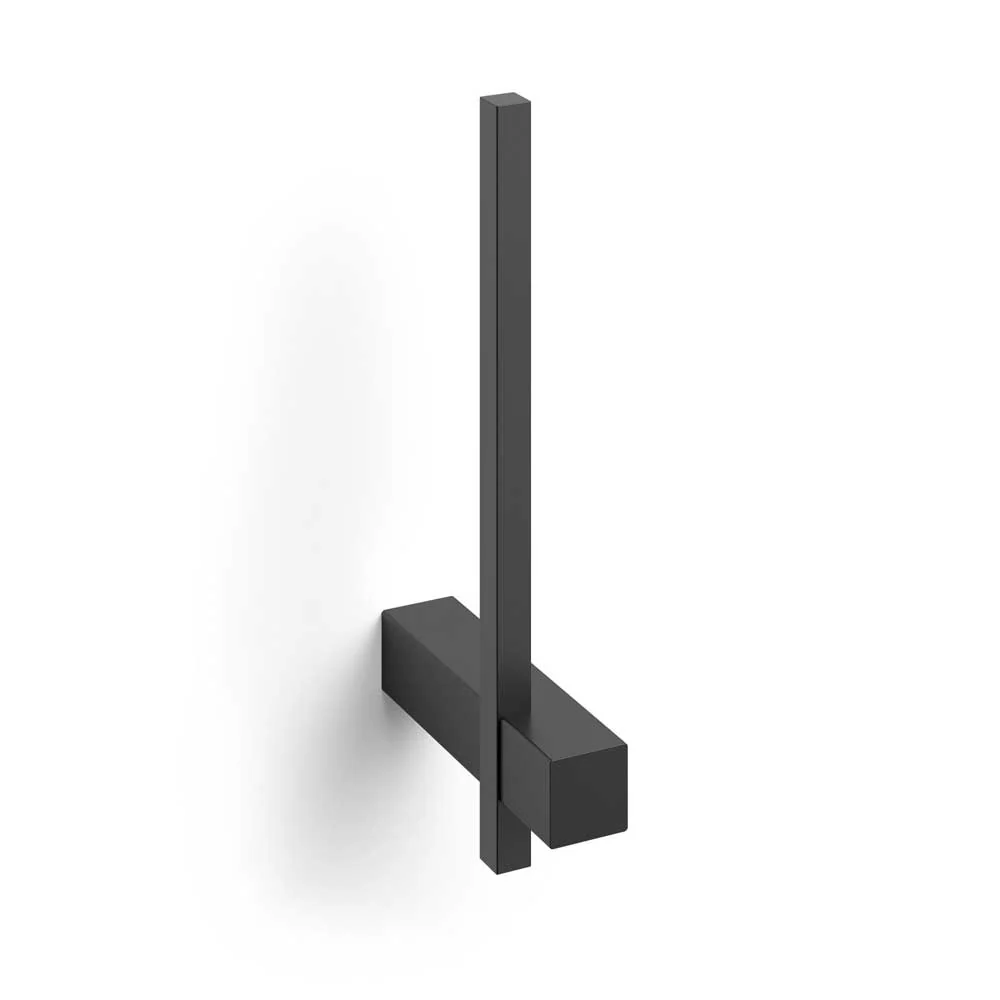 Carvo Powder Coated Black Stainless Steel Spare Toilet Roll Holder 40501