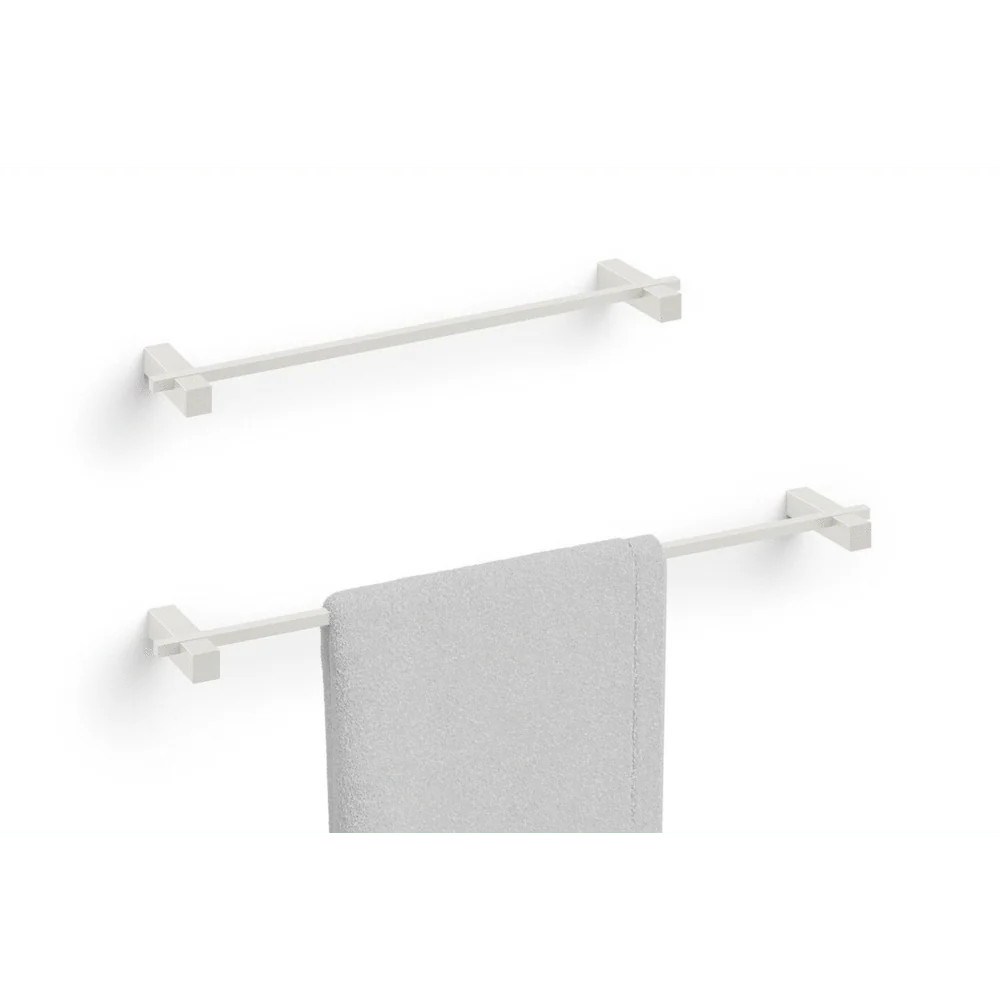 Carvo White Stainless Steel 66 cm Towel Rail 40812 - Image 3