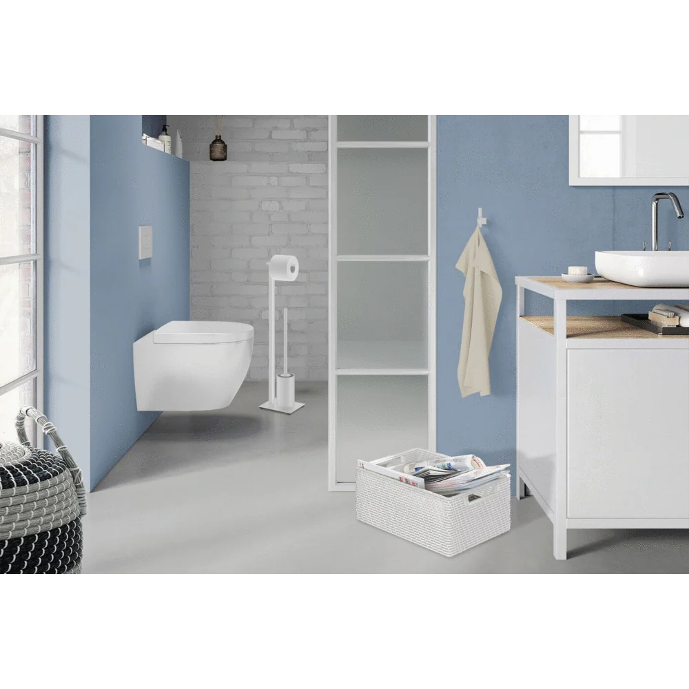 Carvo White Stainless Steel Toilet Butler 40818 - Image 3