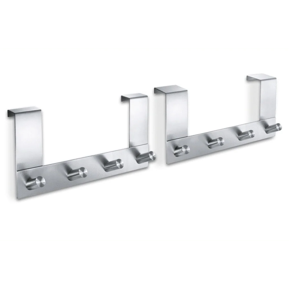 Exit Premium Brushed Stainless Steel Door Hook Rack - Image 3