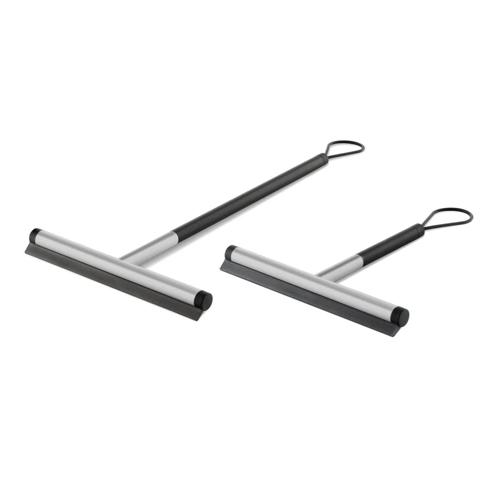 Jaz Brushed Stainless Steel Short Handle Squeegee 40326 - Image 2