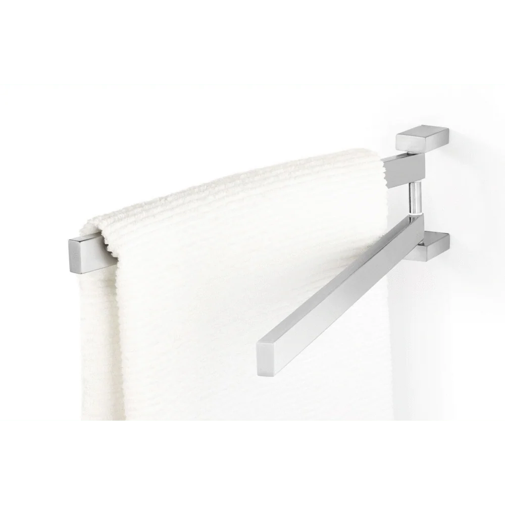 Linea Brushed Stainless Steel 44.5 cm Swivel Towel Rail 40380 - Image 2