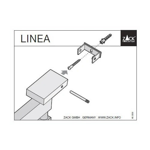 Linea Brushed Stainless Steel 44.5 cm Swivel Towel Rail 40380 - Image 5