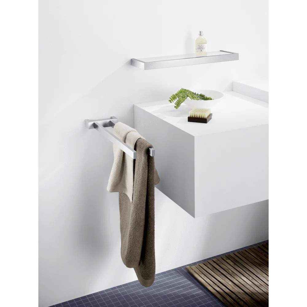 Linea Brushed Stainless Steel 46.5 cm Bathroom Shelf 40384 - Image 4