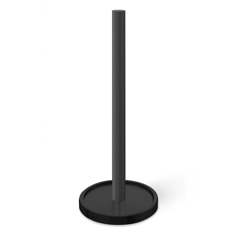 Mimo Black Stainless Steel Spare Toilet Roll Holder 40286 - Image 2