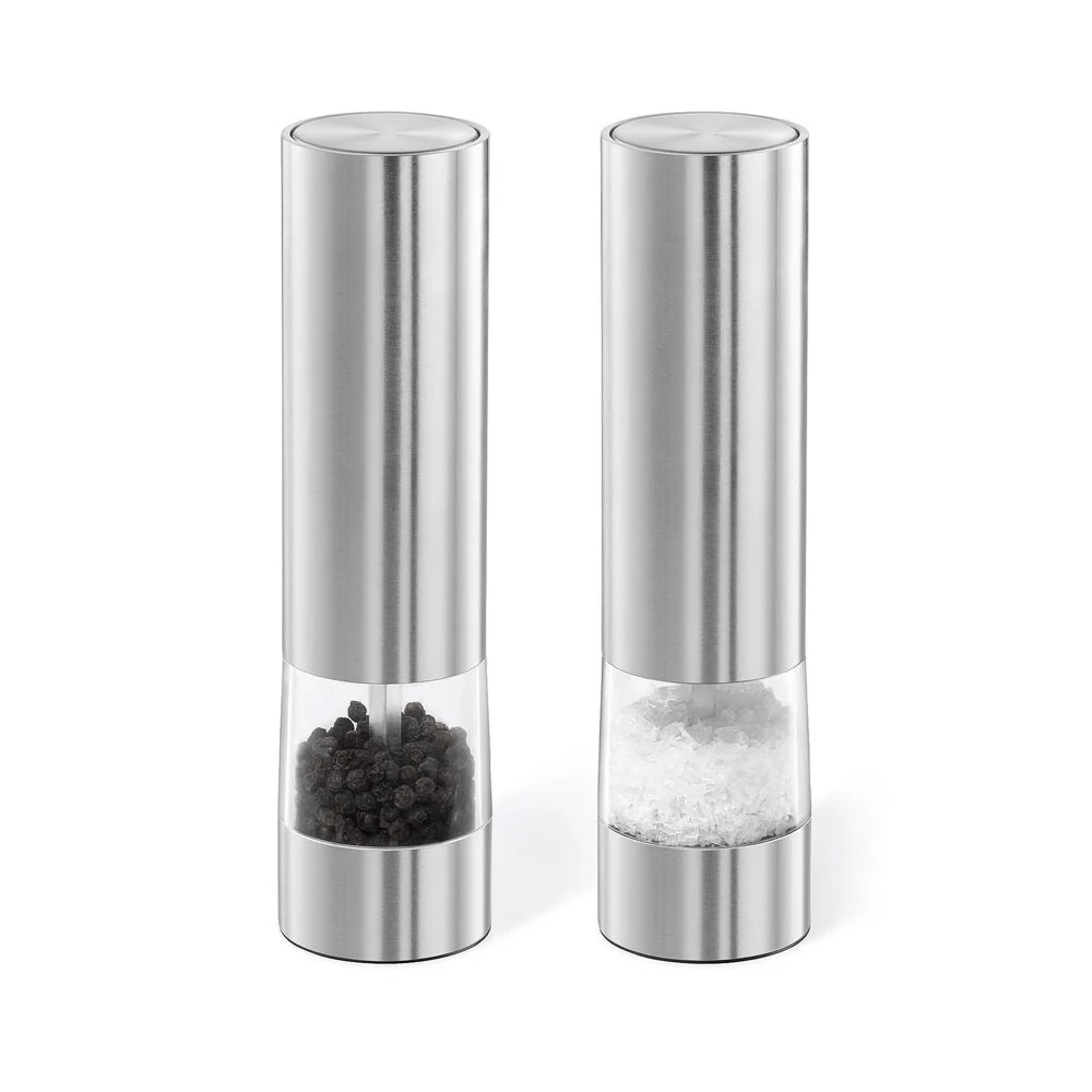 Monino Premium Brushed Stainless Steel Electric Pepper Grinder - Image 3