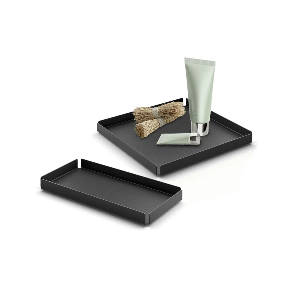 Potes 20 cm Black Cosmetic Tray 40538 - Image 3