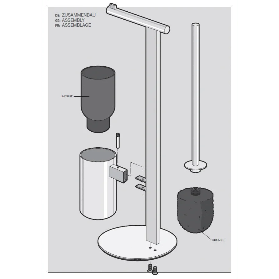 Scala Polished Stainless Steel Toilet Butler 40088 - Image 5
