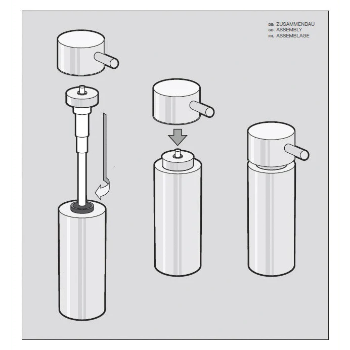 Tico Polished Stainless Steel 12.5 cm Soap Dispenser 40078 - Image 4
