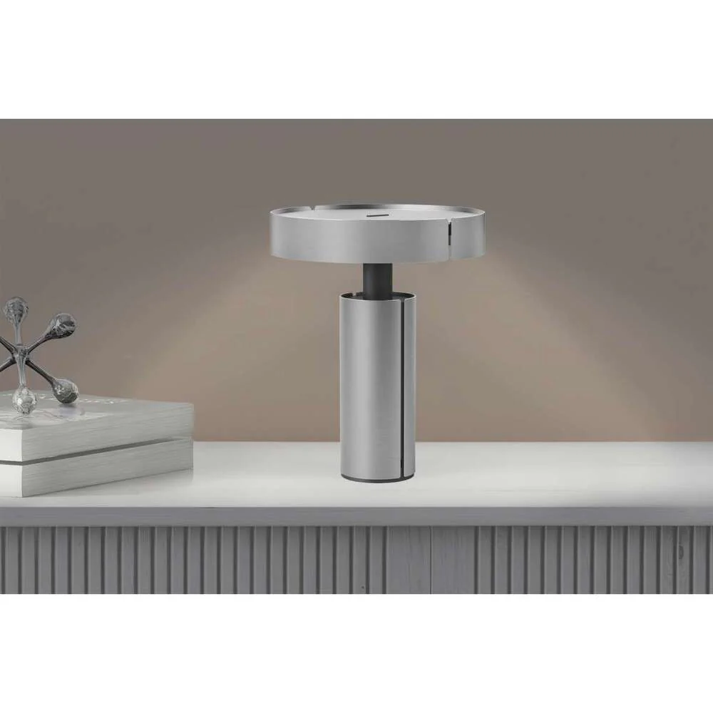 Yaro Premium LED Table Lamp - Rechargeable Stainless Steel Design - Image 2