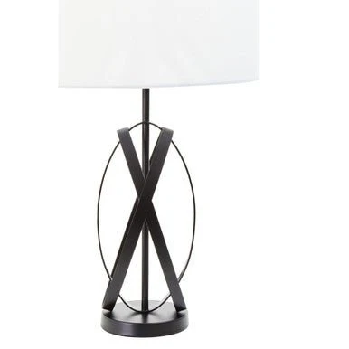 Zaina Black Cross Table Lamp - Image 6