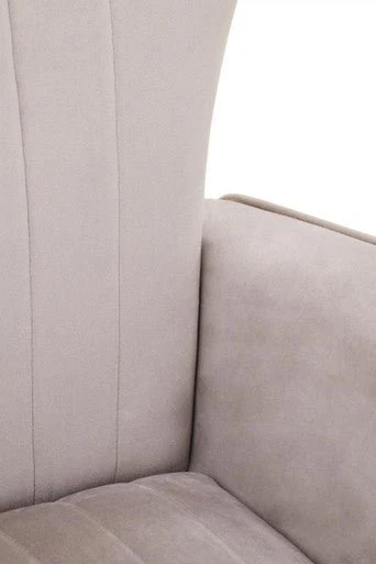 Zamora Mink Velvet Accent Chair With Gold Finish Legs - Image 11