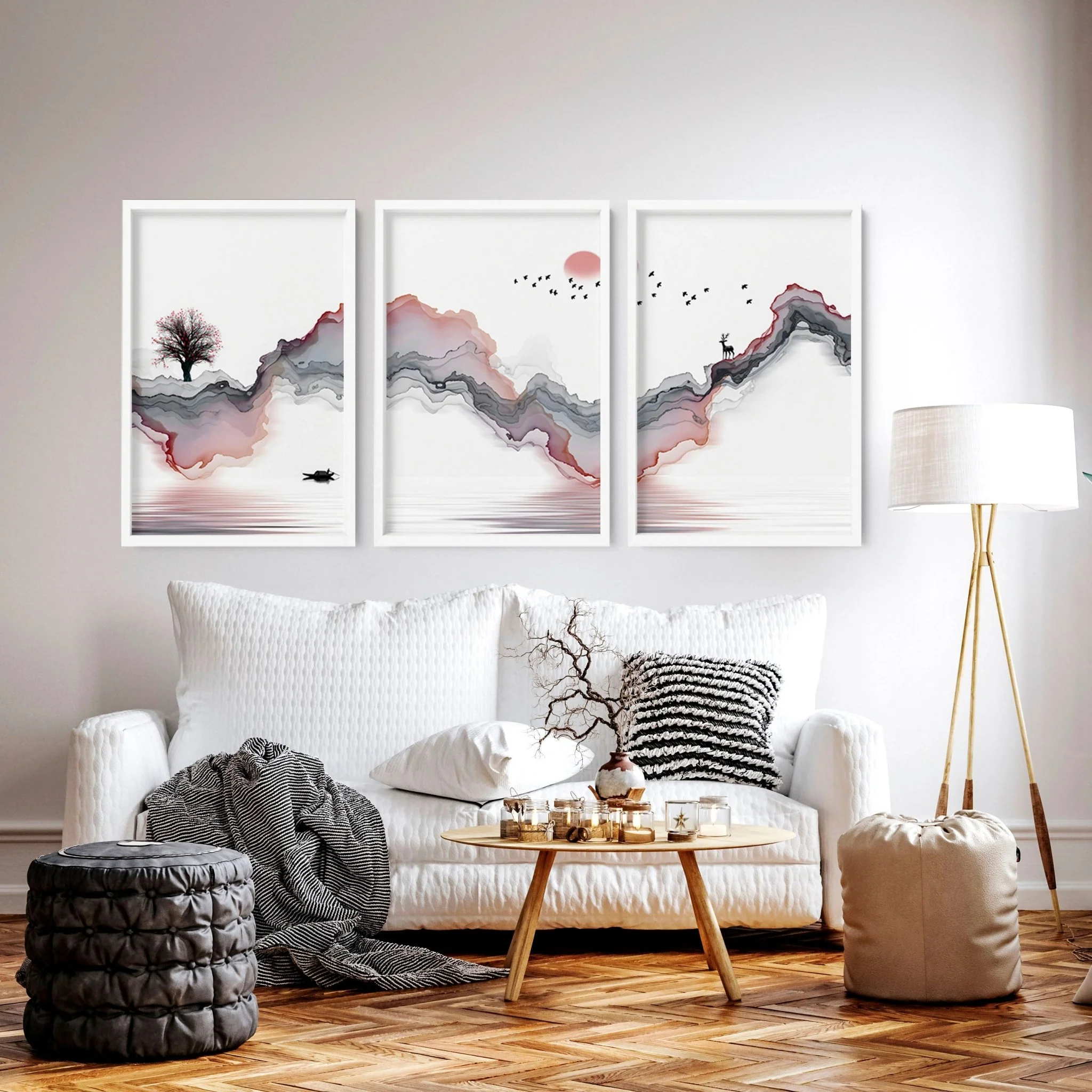 Zen room design | set of 3 wall art prints - Image 2
