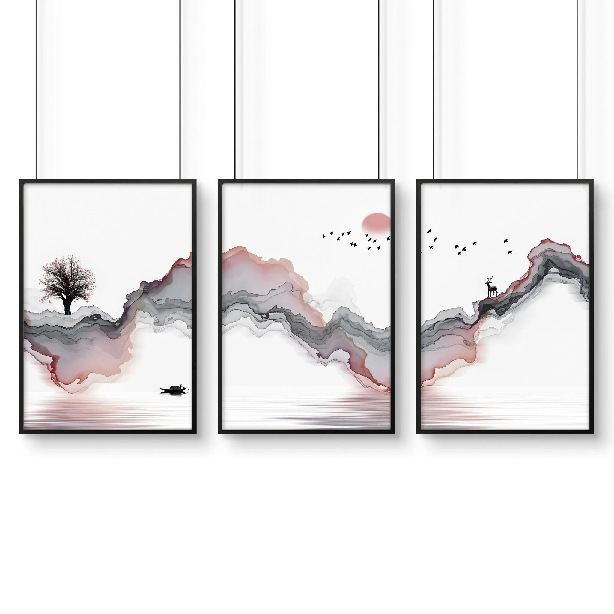 Zen room design | set of 3 wall art prints - Image 9