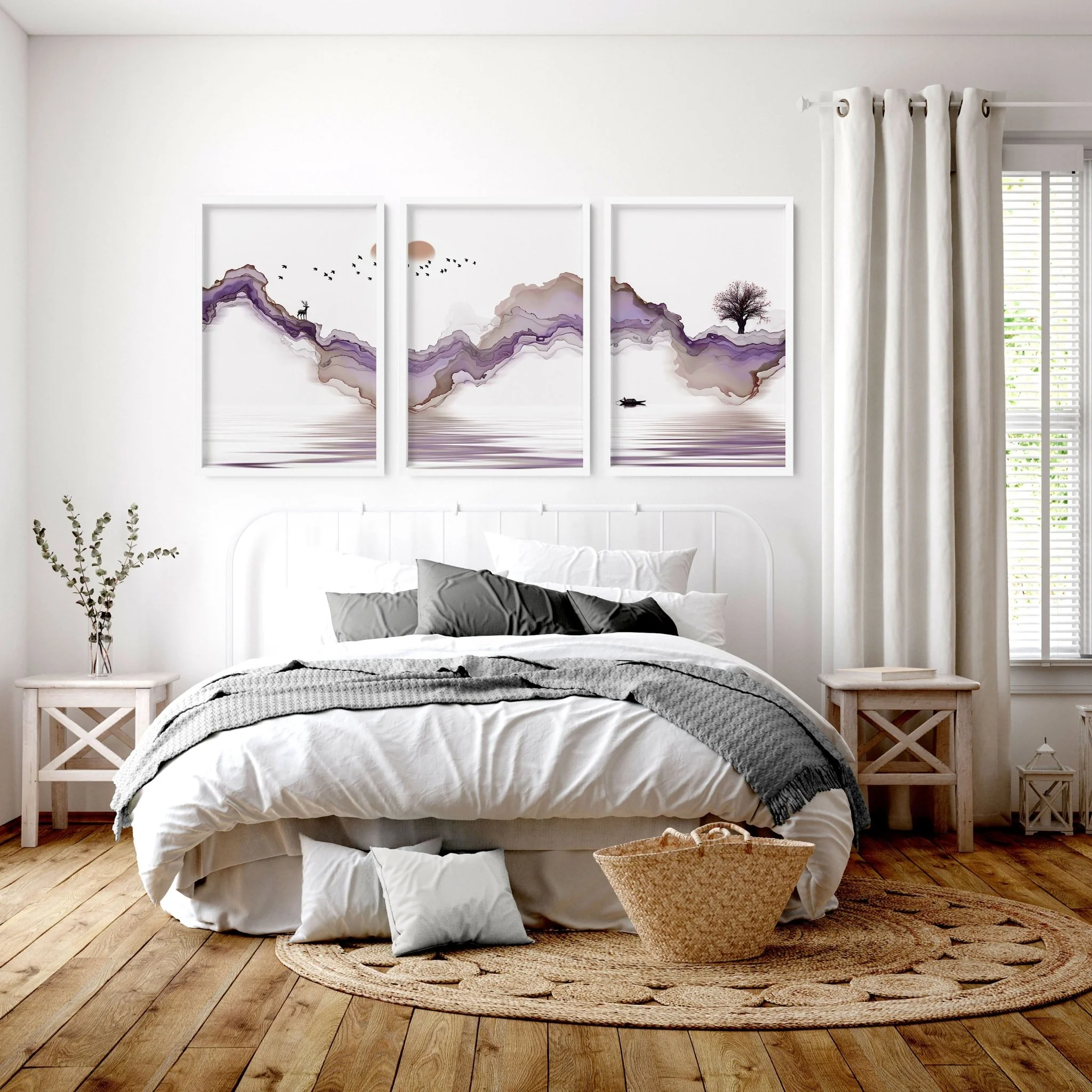 Zen Themed Room decor | set of 3 wall art prints - Image 2