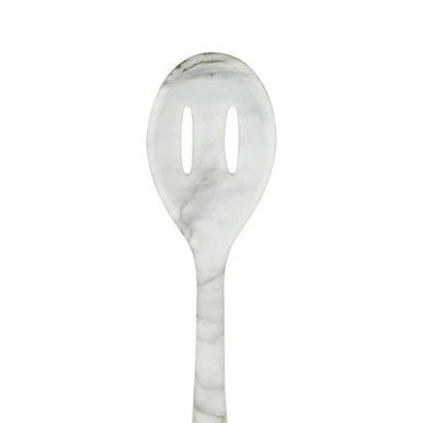 Zing Marble Effect Silicone Slotted Spoon - Image 2